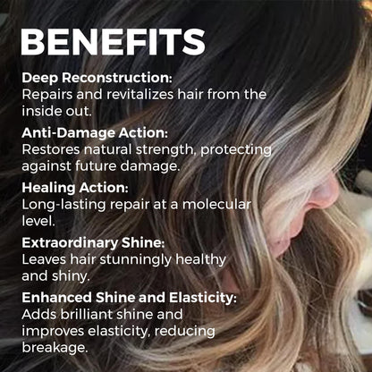 Ampolla Para el Cabello Maltratado Y Seco-Deep Conditioning Hair Mask for Damaged Hair - Pro R Brazilian Hair Protein Treatment for Blondes- Deep Conditioner for Dry Damaged Hair-Prohall 0.50 FLOz